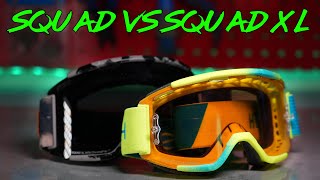Smith Squad MTB vs Squad MTB XL Googles