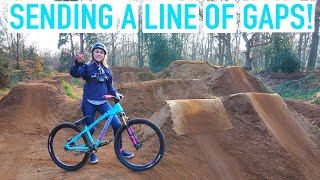 I CAN'T BELIEVE I RODE A LINE OF GAP JUMPS!
