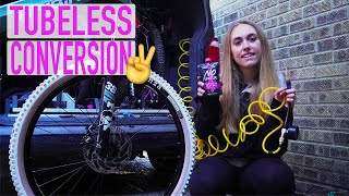 MUC OFF TRAIL SIDE TUBELESS CONVERSION!