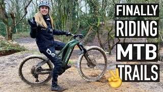 FINALLY RIDING SOME JUMPS AGAIN// LOCAL MTB...
