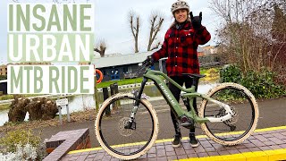 RIDING UP STAIRS AND ALONG WALLS?! EPIC URBAN...