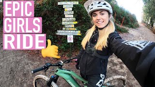 EPIC GIRLS RIDE AT ROGATE DOWNHILL BIKEPARK!