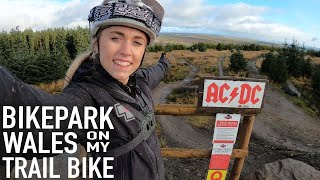 RIDING BIKEPARK WALES ON MY ENDURO BIKE!