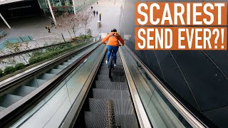 SENDING IT DOWN A ESCALATOR IN LONDON!