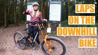 RIDING A DOWNHILL BIKE IN THE FOREST OF DEAN!