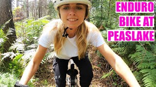RIDING PEASLAKE TRAILS ON MY ENDURO BIKE!