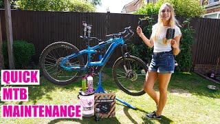 QUICK MTB MAINTENANCE!