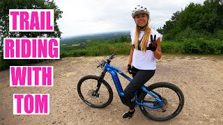 Afternoon ride with Tom at Peaslake Trails!