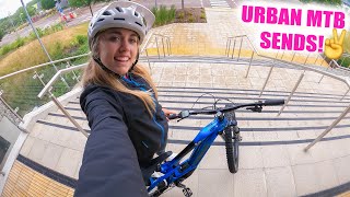 Urban Downhill MTB sends!