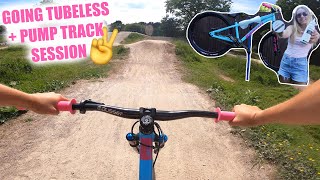 Jump Bike Tubeless Conversion and Pump Track...