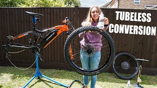 Converting my E-Bike to Tubeless!