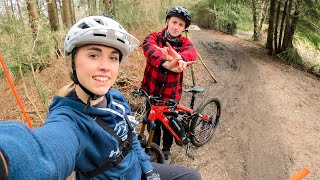 Practicing Downhill Riding at Rogate Bikepark!