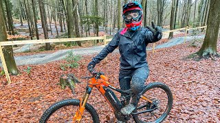 Wet and muddy ride at Rogate Downhill Bikepark!