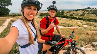 MTB at Hadleigh Olympic tracks! *BIG CRASH*