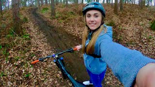 First time riding a BikePark! *CHICKSANDS*