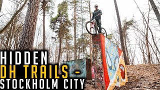 EPIC MTB DOWNHILL TRAILS IN STOCKHOLM CITY!!