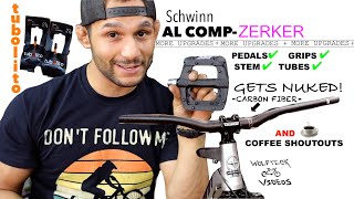 Schwinn Aluminum Comp gets 2.6 Tires Carbon...