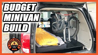 Minivan DIY Budget Build // Couch, Bed &...