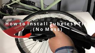 How to Install Tubeless Tire with No Mess