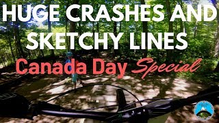 HUGE CRASHES AND SKETCHY LINES | Canada Day...