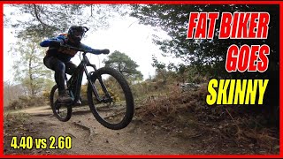 Fat Biker goes SKINNY - I swap my Fat Bike for...