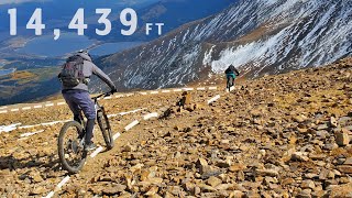 Conquering the highest peak in the Rockies on...