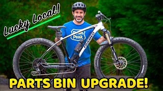 Local student's hardtail gets a parts bin...