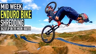MID WEEK ENDURO BIKE SHRED// BACKFLIP ON THE...