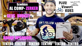 Schwinn Al Comp gets Tektro Vela HD-T290...