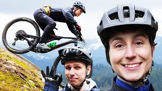 She Rode Her First Ever Black Diamond MTB Trail!