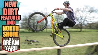 RIDING NEW DIRT JUMP FEATURES AND BUILDING...