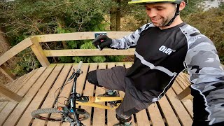 FIRST RIDE AT ROGATE BIKEPARK ON THE NEW STEED!!!