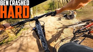 BEN CRASHED HARD RIDING THIS FLAT-OUT JUMP TRACK!!