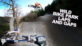 DOWNHILL BIKE LAPS AND GAPS WELSH BIKE PARK...