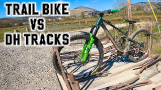 TRAIL BIKE VS ROUGH DH TRACKS!