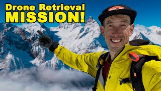 High Mountain Rescue of my crashed DJI Mavic...
