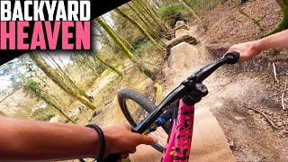 FIRST TIME RIDING THESE INSANE BACKYARD DIRT...