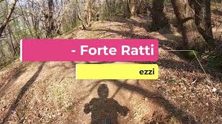 Trail 'Due Grotte' con accesso dalla variante.