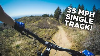 Boise Trails are FAST! // Mountain Biking Hard...