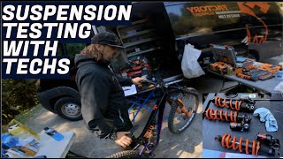 DIALLING IN MTB SUSPENSION WITH THE PROS.