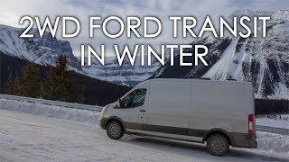 2WD Ford Transit Winter Driving