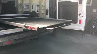 Bed Slide 2018 Van Conversion Part 6