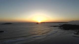 Tofino Drone Sunset