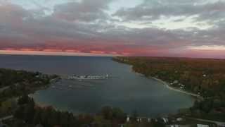 Lion's Head Amazing Fall Sunset from Drone