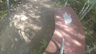 Full Run Downhill Mountain Biking at Blue