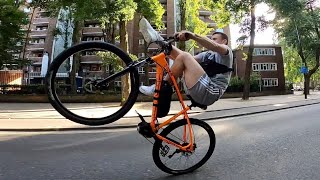 CRAZY ELECTRIC BIKE WHEELIES IN LONDON!!