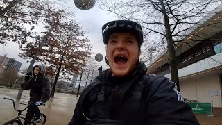 RIDING IN STORM CIARA!!