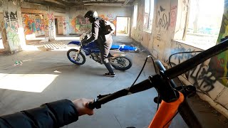 WHEELIES IN ABANDONED MILITARY BASE!!