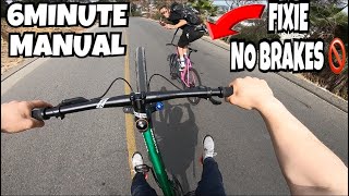 LONGEST MANUAL DOWN A MOUNTAIN!!