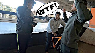 TEACHING CHUNKZ HOW TO WHEELIE!!